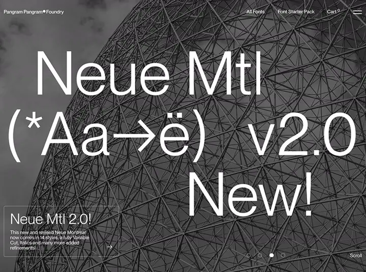 Pangram Pangram Foundry — Locomotive